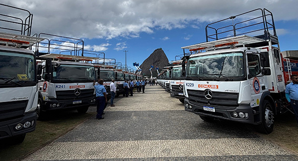 Colares Linhares amplia frota de caminhões Mercedes-Benz no Rio de Janeiro
